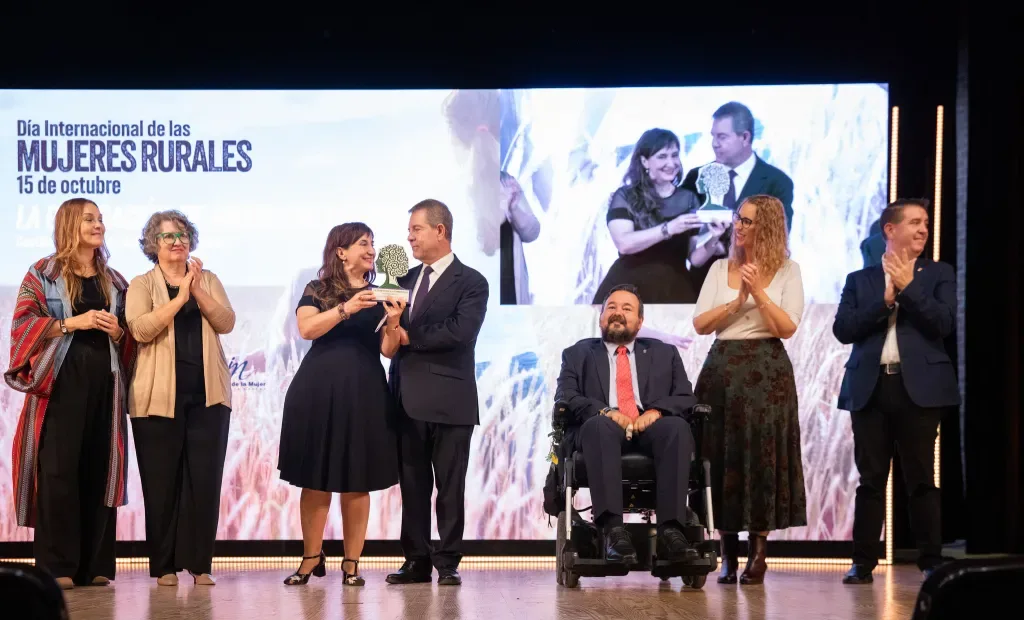 Acto del Día Internacional de las Mujeres Rurales en La Roda (Albacete), el 16 de octubre de 2026. Fotografía: Gobierno de Castilla-La Mancha (JCCM).