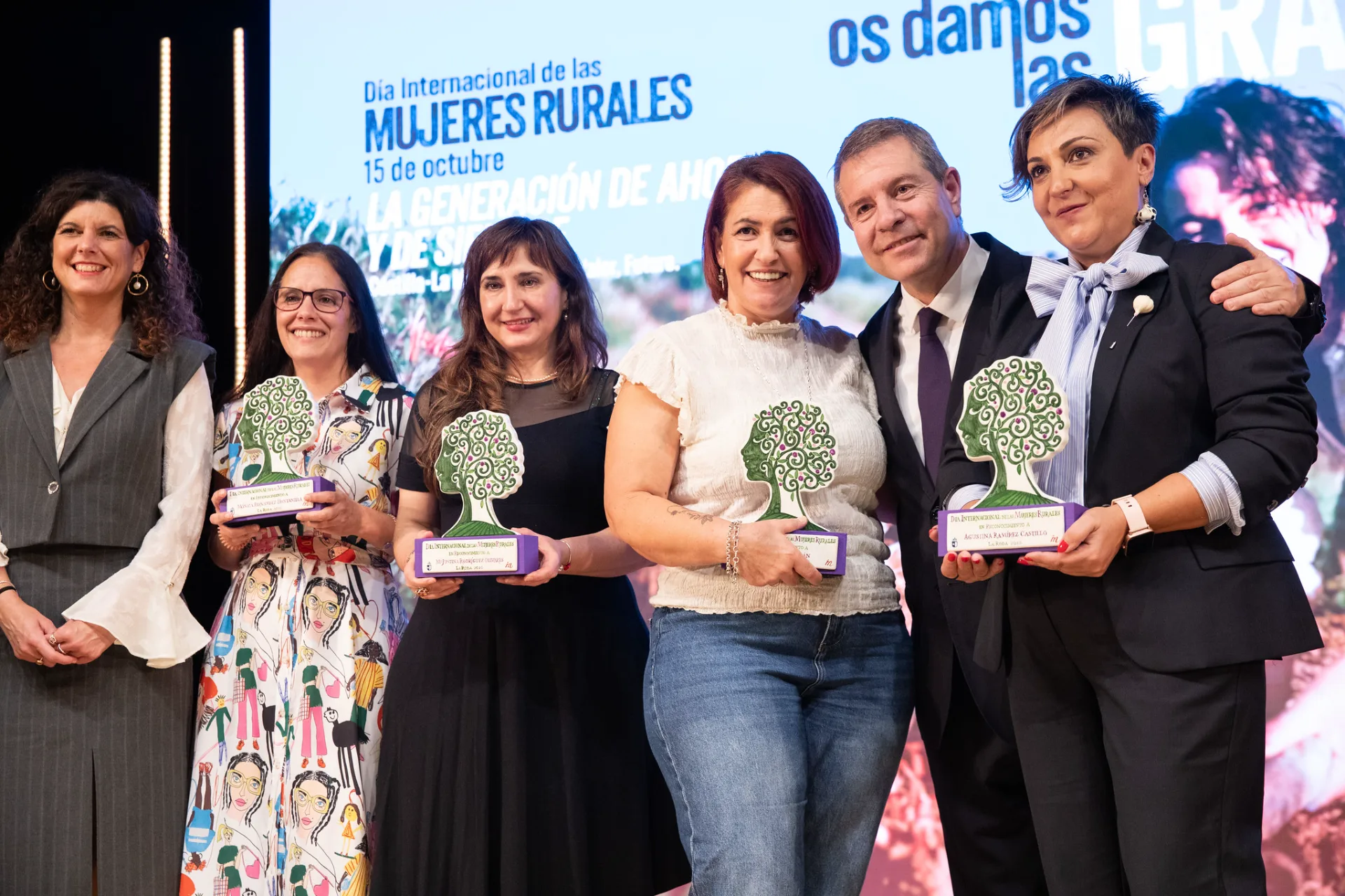 Acto del Día Internacional de las Mujeres Rurales en La Roda (Albacete), el 16 de octubre de 2026. Fotografía: Gobierno de Castilla-La Mancha (JCCM).